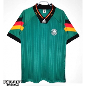 Německo 1992 Retro Venkovní Dres Krátký Rukáv Německo 1992 Retro Venkovní Dres Krátký Rukáv